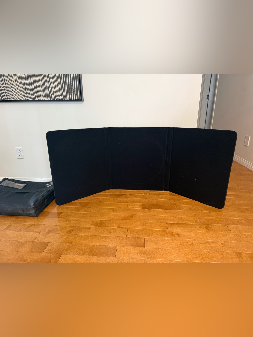 Radius Folding Stackables 3 Panel Display Board - Black